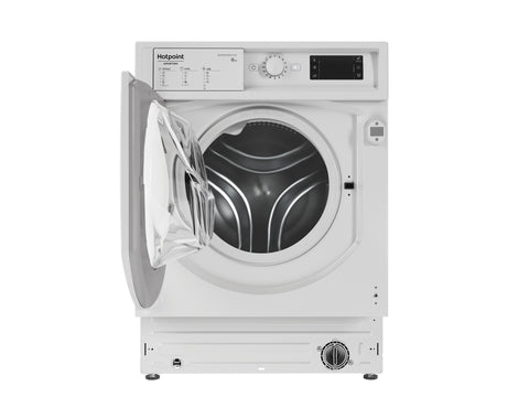 Lave linge ouverture hublot HOTPOINT BIWMHG8146EU 1400 trs/min profondeur 54.5 cm