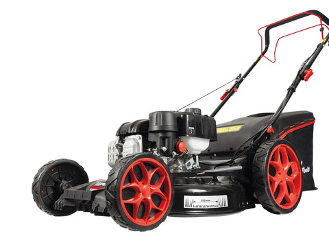 Tondeuse à gazon à essence 4 en 1 Grizzly « BRM 5117-2 A », 3,7 CV, sac de ramassage de 70 L